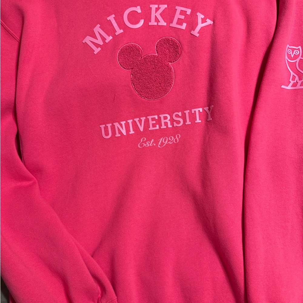 Disney Pink Sweatshirt with Owl Logo